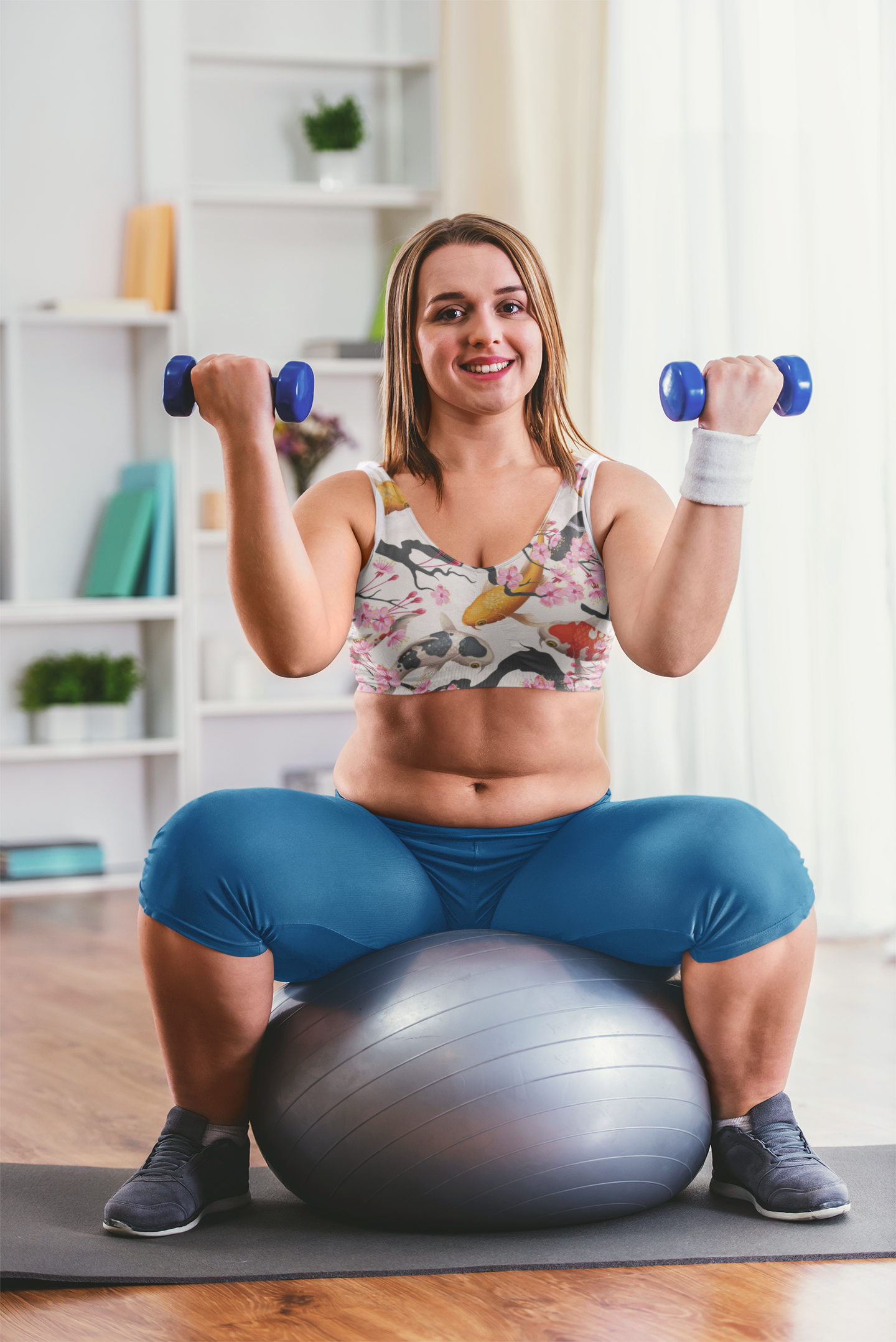 Koi Pond Sports Bra